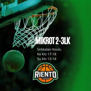 Treenit pyörähtäneet käyntiin myös Mikrot (2-3lk) ryhmän osalta, ja uusia pelaajia otetaan mieluusti mukaan.😎Jos olet kiinnostunut, niin sivuilta löytyy tarkemmat ohjeet. Tai lähetä viestiä täällä tai sähköpostilla. Toimintaan tervetulleita kaikki, ja ensimmäinen kk on ilmainen kokeilu.😊Nähdään treeneissä!🙌🏼🏀hallitus@turunriennonkoripallo.fiturunriennonkoripallo.fi/juniorit/mikrot