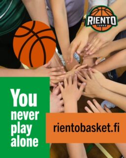 You never play alone💚 🏀 

Vielä ehtii mukaan omaan porukkaan! Joukkueita 4-11-vuotiaille. Löydä oma tiimisi rientobasket.fi

Erityisesti tyttöjen Minijoukkue ottaa maksimifiiliksellä vastaan uusia pelureita.💚 🏀

#korisperhe #korisonkivaa #tyttökoris #pikkusudet #turunriento